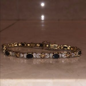 Antique tennis bracelet